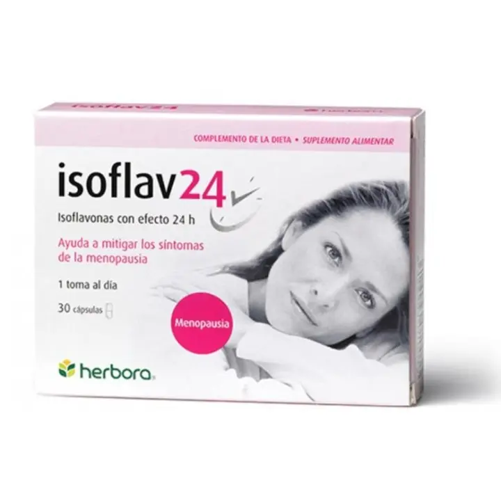 Herbora Isoflav 24 de 30 Cápsulas - 1