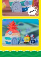 SpongeBob Caja Sorpresa Figura De Colección De Casa De Piña Feliz Modelo De Escritorio Para Niños Juguetes Regalo 6 Estilos - details 18