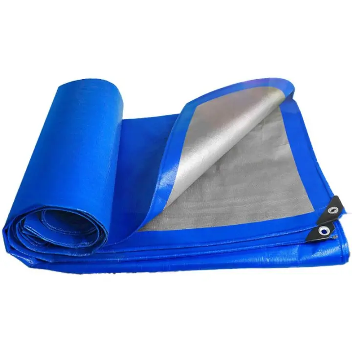 Lona impermeable, Lona de Jardín con ojales de Aluminio, Lona Tejida, Lona protectora, Lona para Barcos, Lona de Madera (2M4M) - 1