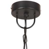 vidaXL Lámpara colgante industrial redonda 25 W negra 32 cm E27 - details 5