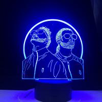 Lámpara Nocturna LED 3D Cambio De Color PNL Francés Para Dormitorio Regalos Sorpresa Para Fans Iluminación De Habitación - details 2