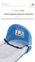Capazo portátil-capazo de viaje/exterior ergonómico y plegable con mosquitera aisrante y transpirable - details 7