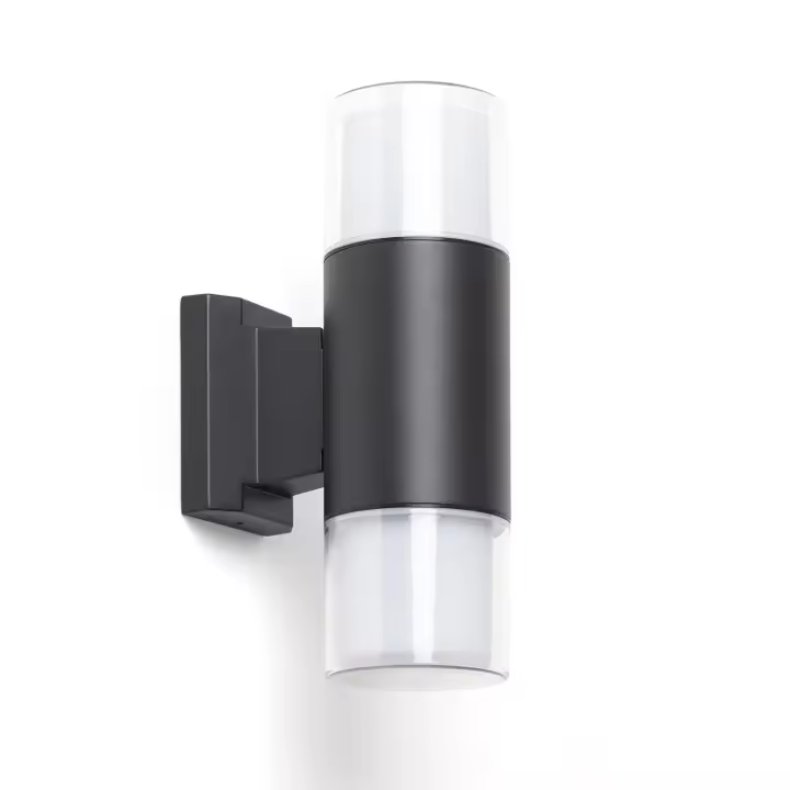 Ledkia Aplique de Pared Exterior Aluminio Docker Negro - 1