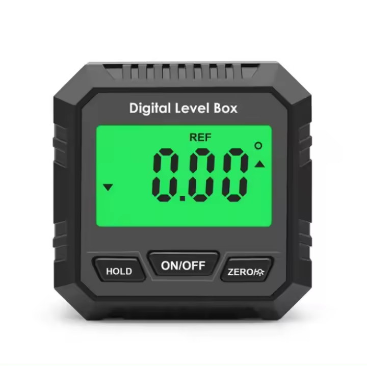 Inclinómetro transportador digital de grado industrial, medidor de bisel con imán de 90 grados, nivel de ángulo líquido, goniómetro de plástico - 1