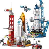 MOC Serie Creativa De Aeronáutica Bloques De Construcción Espacial Rocket Craft Set De Base Estación De Lanzamiento Para Niños Juguetes De Bloques De Plástico ABS Regalo Para Niños - details 7