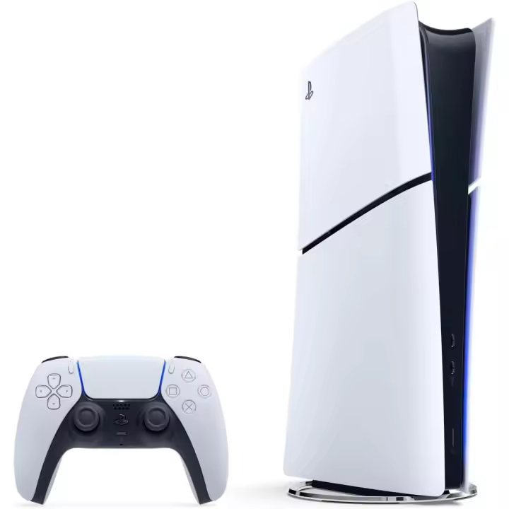 Sony Playstation 5 Slim Digital Edition, 1 TB SSD, 4K, 1 mando, Chasis D, Blanco - Consola - 1
