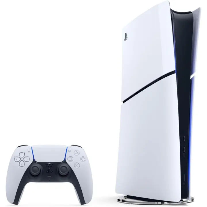 Sony Playstation 5 Slim Digital Edition, 1 TB SSD, 4K, 1 mando, Chasis D, Blanco - Consola - 1