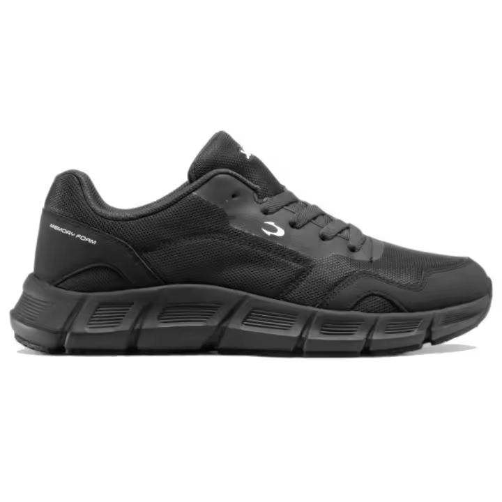 John Smith Wave Zapatillas deportivas para hombre en negro de piel sintética - 1