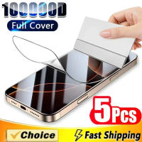 NNBILI 5Pcs Película De Hidrogel Para iPhone 16 14 13 12 11 15 pro Max Mini 14 15 16 plus Protector De Pantalla Anti-choque Y Anti-huellas Definición Alta No Es Vidrio - details 0