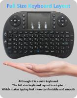 Mini Teclado Inalámbrico I8 2.4G Con Retroiluminación En 3 Colores Ratón De Aire Touchpad Para Android TV Box PC Control Remoto - details 1