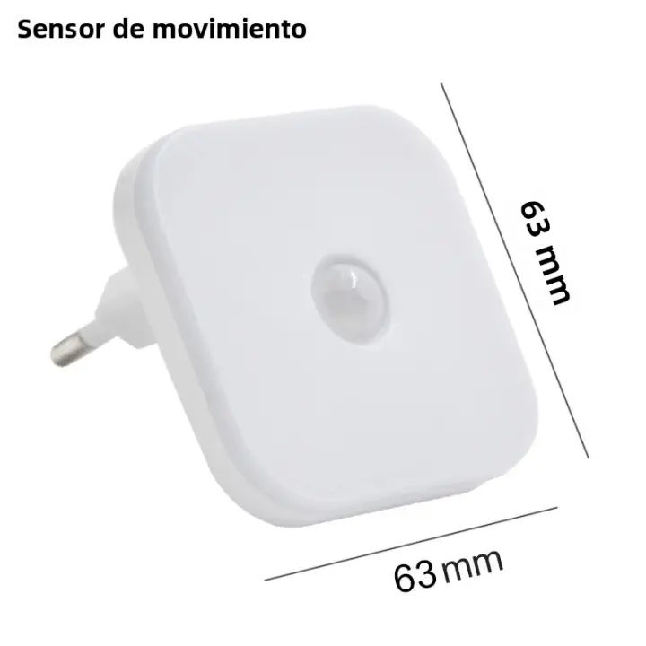 Lámpara Nocturna Con Sensor De Movimiento LED EU Enchufe Luz Para Niños Lámpara De Noche Inalámbrica Para Mesa De Cama Habitación - 1