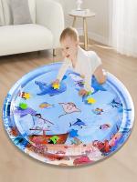 Alfombra De Juego Sensorial De Agua Para Gatos Y Perros Inflable Con Tema De Mar Oceano Juguete Sensorial Para Mascotas - details 4