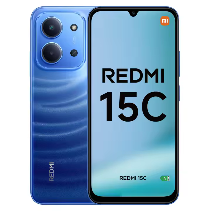 Xiaomi Redmi 15C 4GB/256GB Smartphone Pantalla 6.9" Resolución HD+ Procesador MediaTek Helio G81-Ultra Cámara trasera doble 50MP AI Cámara frontal 8MP Batería 6000 mAh Carga rápida 33W Xiaomi HyperOS - 1