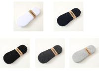 5 Pares De Calcetines Cortos Transpirables Para Mujer Y Hombre Color Sólido Anti-derrapantes De Algodón Cómodo Para Verano - details 2