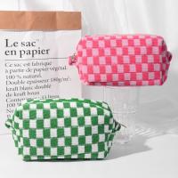 Paquete de 2 bolsas de maquillaje, Bolsa de Cosméticos a Cuadros, Rose y Green, Bolsa de ASEO de viaje, Organizador - details 2