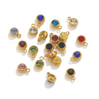 20pcs Encantos De Acero Inoxidable 6mm Para Joyería DIY Pulseras Collares Pendientes Encantos De Charms Findings Para Creación De Joyas - details 4
