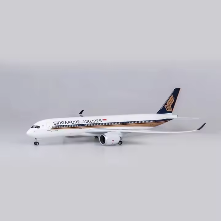 Modelo De Avión Airbus 380 De Singapore 1:160 Con Luz LED (Control Por Toque O Sonido) Para Decoración O Colección Regalo - 1