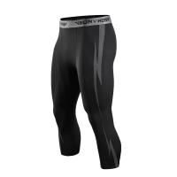 Pantalones De Compresión Para Hombre 3/4 Capri Secado Rápido Leggings Deportivos Capri Para Correr Y Gimnasio - details 2