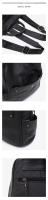 Mochila Casual De Cuero Genuino Suave Para Hombres Y Mujeres Con Multiples Bolsillos Espacioso Versátil Para Viajes Negocios Y Colegio - details 5