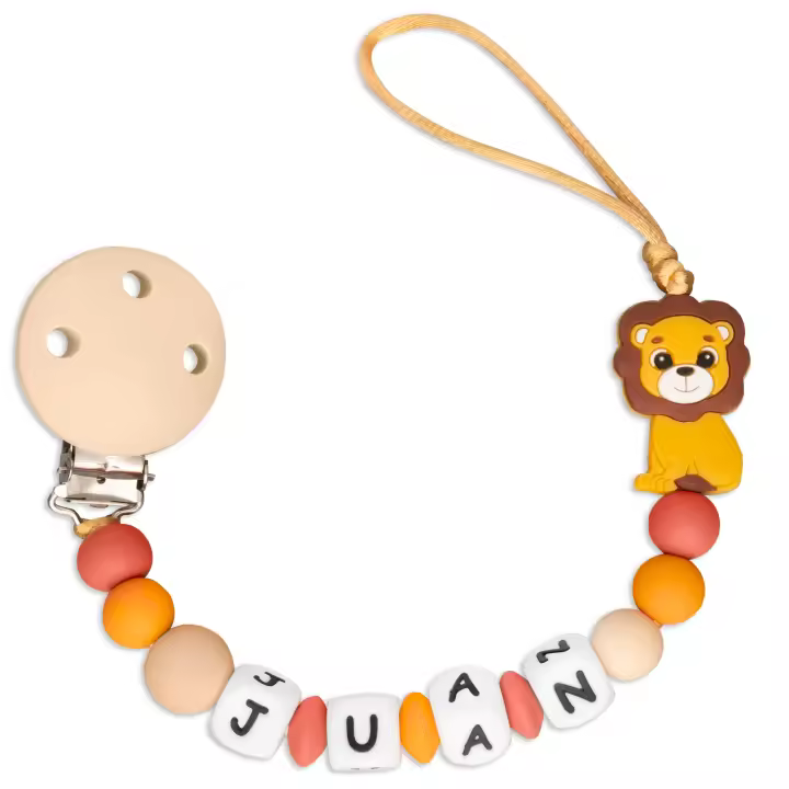 BEBEMOON | Chupeteros con nombre | Sujetachupetes originales para regalar | FIGURAS - 1