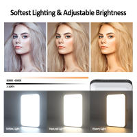 Lámpara De Auto Fotografía LED Portátil Con Clip Frontal Y Trasero Luz De Rellenado Para IPad Móvil Y Laptop 3 Modos De Luz Ajustables - details 6