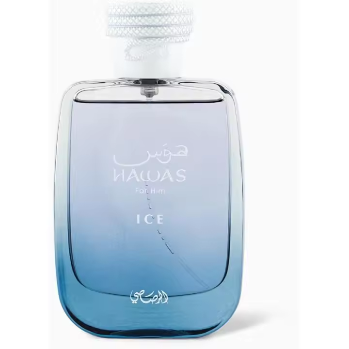 RASASI Hawas Ice Eau De Parfum Spray para hombre, 3.4 onzas - 1