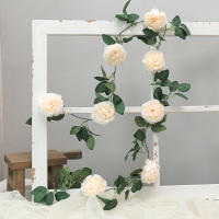 Guirnalda De Pekino Artificial De Seda Kahaul Grandes Flores Para Navidad Boda Y Decoración De Casa Jardín Y Fiestas - details 3
