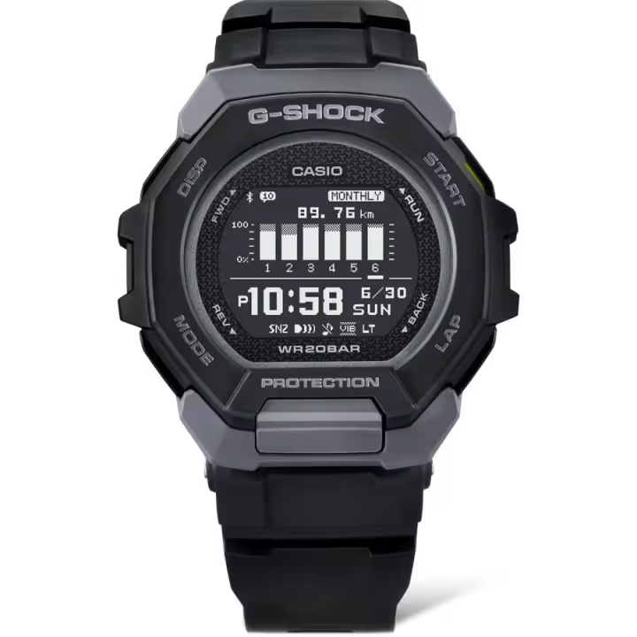 Bluetooth Casio G-Shock G-Squad GBD-300-1JF  JDM 200m WR Tiempos de Vuelta Acelerómetro - 1