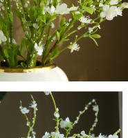 Palo De Sauce De Nieve Artificial De 116CM Para Decoración De Boda Y Hogar Estilo Nórdico Pastoral Florista Silken - details 13
