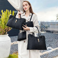 Bolsos de Mujer Bolso Bandolera Tote Totalizador Señoras Moda Grande De Hombro Bolsos PU Cuero Billetera 2pcs Set - details 3