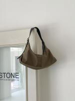 Nueva Bolsa De Hombro Para Mujer En Color Sólido Sencillo Con Cierre De Cremallera En Nylon Para Comunicación Armpit Bag - details 2