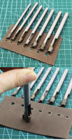 Herramienta De Perforación De Cinturón 3pcs Con Agujeros Y Colas Cortadoras De Huecos Para Trabajo De Cuero 2.5mm-6mm Herramienta DIY Para Perforación De Cuero - details 0