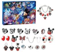Calendario De Advenimiento Navideño Disney Stitch Y Mickey Caja Sorpresa De 24 Días Para DIY Joyería Y Pulseras Regalo Para Fans De Animación Occidental - details 1
