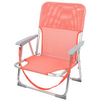 Aktive - Silla de playa plegable, posición fija, topes antivuelco, estructura aluminio, tejido textileno, asa transporte de hombro, sillas plegables, silla plegable camping, jardín - details 2