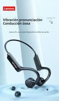 Auriculares De Conducción Ósea Lenovo X4 Bluetooth 5.3 Inalámbricos Resistentes Al Agua Estéreo Con Micrófono Para Deporte - details 1