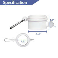 2 Pcs Anillos Giratorios Para Pabellón De Bandera Con Clip Antideslizante Montaje De Grommet Adecuado Para Diámetro De 1" Nuevo Llegada - details 5
