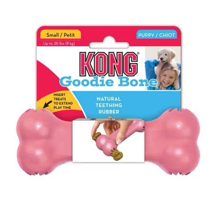 KONG Puppy Goodie Bone Hueso Rellenable para Cachorros S - 1