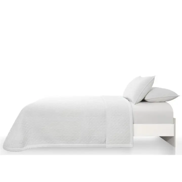 Colcha Bouti Salerno Blanco Clara Vidal - Elegante colcha de alta calidad para decorar tu dormitorio - 1