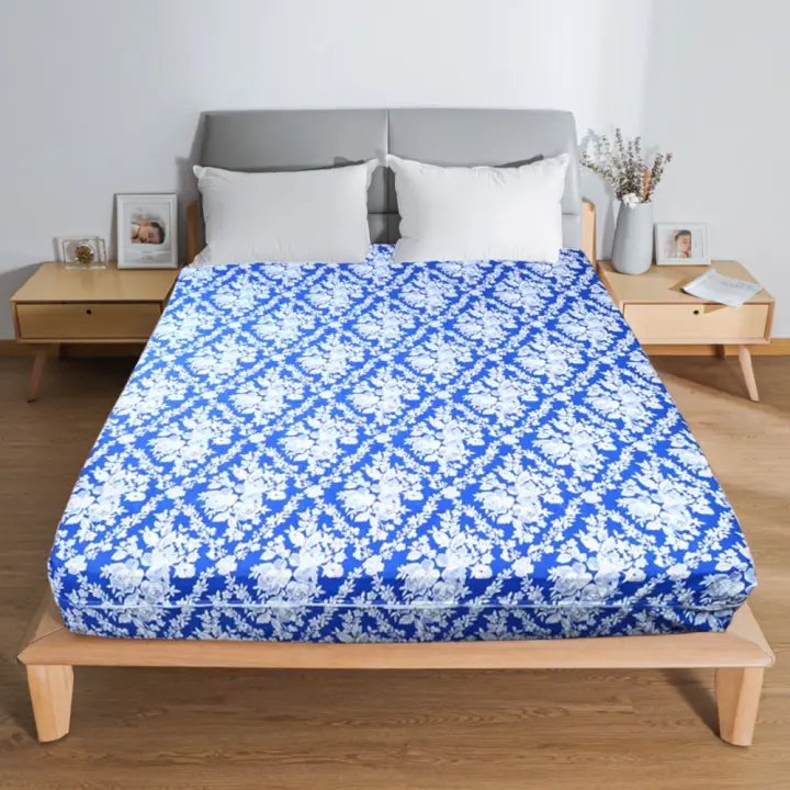 Textilwi -  Funda de Colchón Estampada para Cama 90/105/135/150cm con Cierre de Cremallera, Fácil de Colocar,100% Poliéster,Suave y Transpirable. - 1