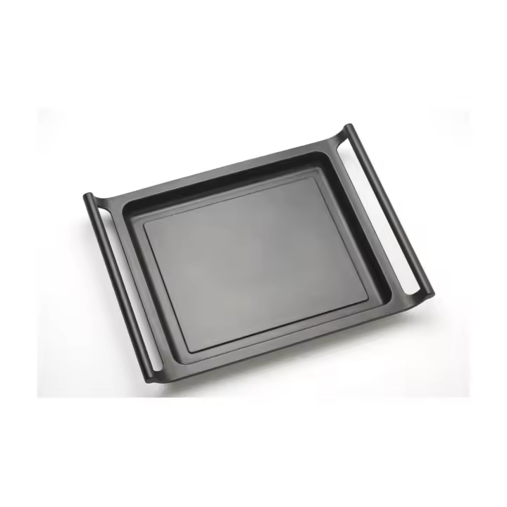 Bra - Parrilla Lisa Efficient, De 36 a 42 cm, Aluminio Fundido, Compatible Inducción y Horno, Revestimiento Antiadherente, NO Incluye Asas Silicona - 1