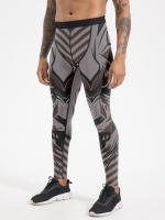 Pantalones De Compresión Para Hombres Absorción De Humedad Secado Rápido Entrenamiento Maratón Deportes Polyester - details 1