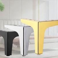 Pies De Muebles Metálicos Modernos Triangulares Para Sofá Silla Armario Y Mesa De Centro Reemplazo Fácil Antideslizantes Resistentes Al Desgaste - details 6