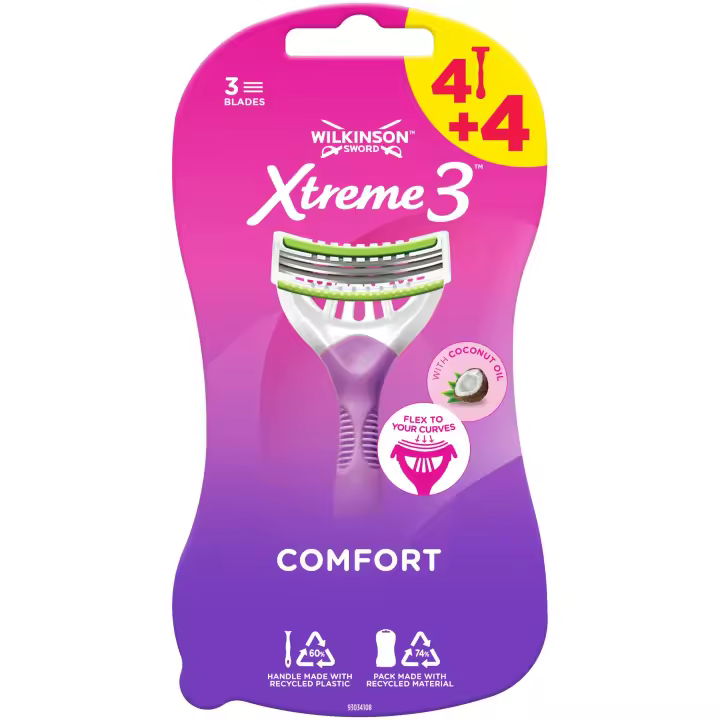 Wilkinson Xtreme 3 Beauty Máquina de Afeitar 8 uds - 1