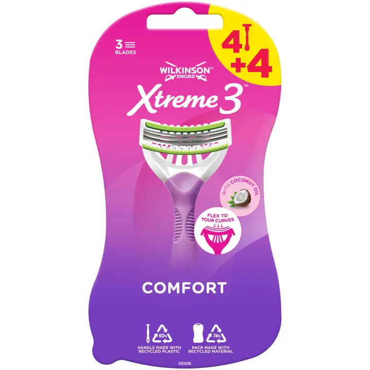 Wilkinson Xtreme 3 Beauty Máquina de Afeitar 8 uds - 1