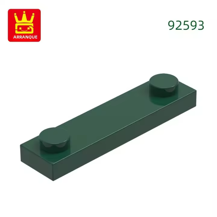 Wange 164Pcs/lot Bloques Compatible Con Curvas De Construcción DIY Para Niños 92593 1x4 Con 2 Studs Sin Groove Accesorios De Color Moc - 1