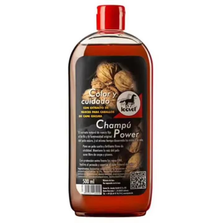 Leovet Champú Power Caballos Capa Oscura 500ml - 1