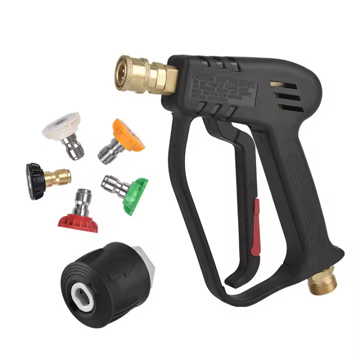 Pistola de agua de alta presión de 4000 PSI, Pistola de lavado de alta presión con 5 boquillas de Boquilla, Pistola de lavado de automóviles - 1