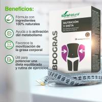 Soria Natural-ABDOGRAS 28 Comprimidos- Ayuda Metabolismo-Natural Multivitamínico Digestión - Reductor abdominal y control de lípidos para mejorar la silueta y prevenir patologías. - details 3