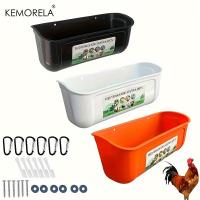 KEMORELA Alimentador De Pollo Grande 1pc Diseño Sin Desorden Para Ganadería Pato Ganso Resistentes Fronterizos Gran Basinal Montado En Valla - details 1