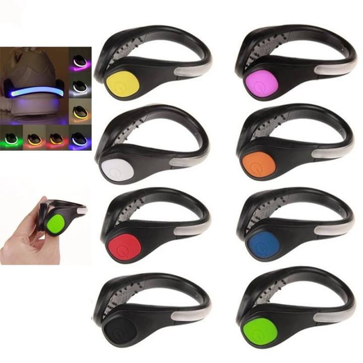 Luz LED Para Running Y Bicicleta Luz De Seguridad Nocturna Y Advertencia Brillante Clip Para Zapatos Deporte Y Actividades Al Aire Libre